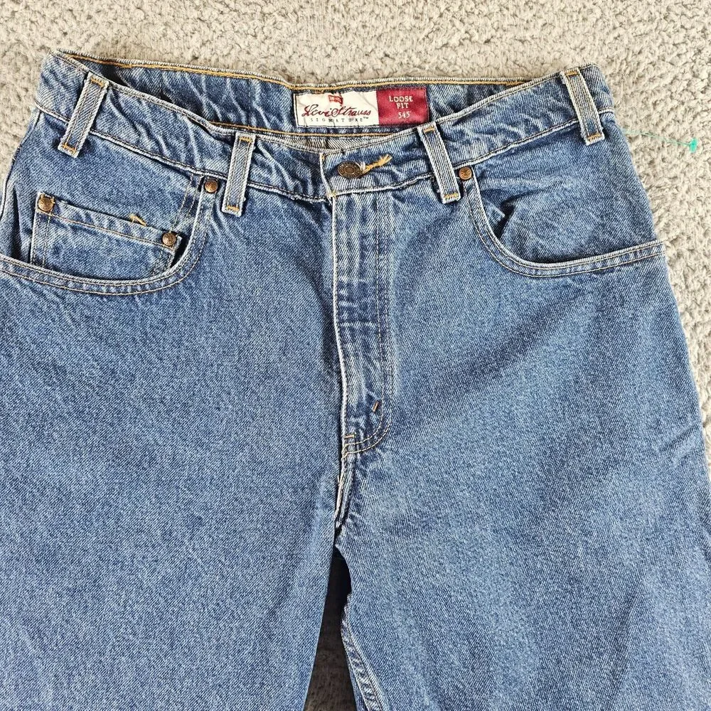 Vintage Levis 545 Jeans Mens 32x31* Blue Denim Loose Tapered Copper Tag 90s USA